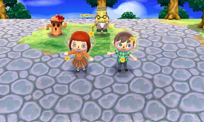 Celebrating a successful island tour with Merka.