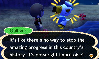 Gulliver: It's like there's no way to stop the amazing progress in this country's history. It's downright impressive!