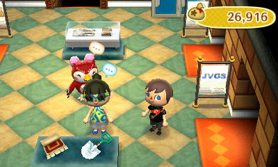 Lauryn shopping at the museum gift shop.