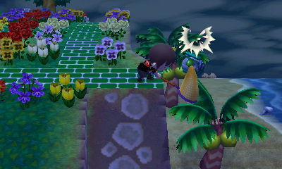 Popping the balloons carrying a silver slingshot using my net.