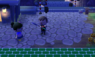 Me waving hello to Lauryn.