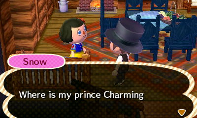 Snow: Where is my Prince Charming?