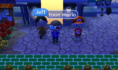 TZ dressed as Mario.