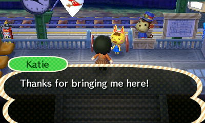 Katie: Thanks for bringing me here!