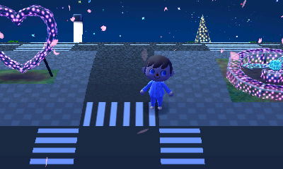 Illuminated PWPs in the town of Highway.