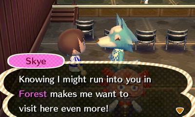 Skye: Knowing I might run into you in Forest makes me want to visit here even more!