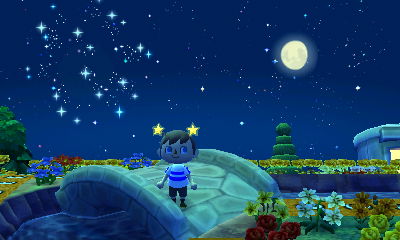 Watching fireworks from my bridge.