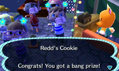 Redd's Cookie. Congrats! You got a bang prize!