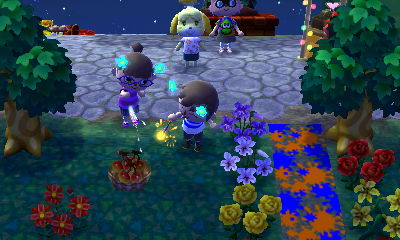 Using fireworks on a basket of cherries.