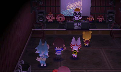 Dancing at Club LOL.