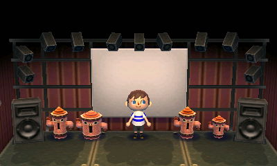 The tootoids up on stage.