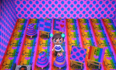 Emily patterns on display in the house of Emily from the town of Emily.