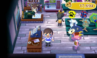 Velma and Nan shopping at Able Sisters. Is it goat day?