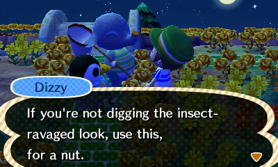 Dizzy: If you're not digging the insect-ravaged look, use this.
