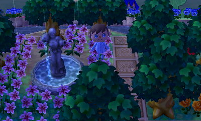 A statue fountain in Wander.