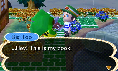 Big Top: Hey! This is my book!