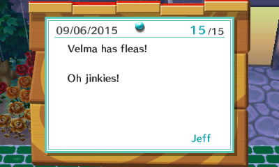Velma has fleas! Oh jinkies!