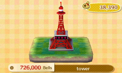 Tower - 726,000 bells.