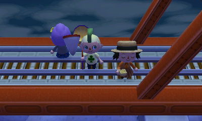 Glitching onto the bridge.