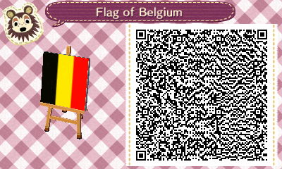 QR code for the Belgian flag (Belgium).