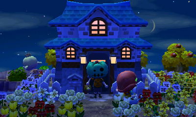 Tom's spooky looking house.