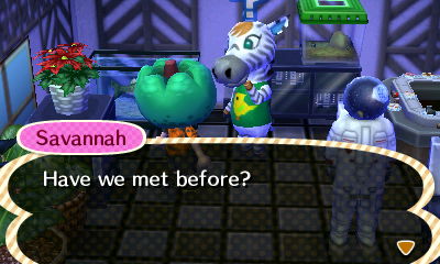 Savannah: Have we wet before?