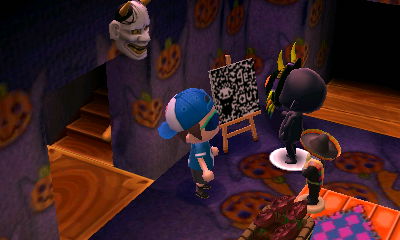 A Halloween themed room in Wendy's house.
