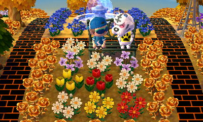 Sitting on the bench with Rolf.