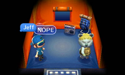 Jeff: NOPE