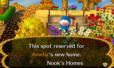 This spot reserved for Amelia's new home. -Nook's Homes
