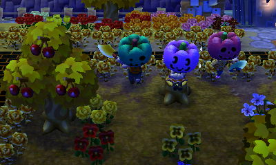 Attacking Ash with axes.