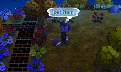 A lost item on the ground.