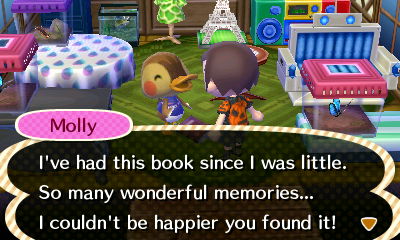 Molly: I've had this book since I was little. So many wonderful memories... I couldn't be happier you found it!