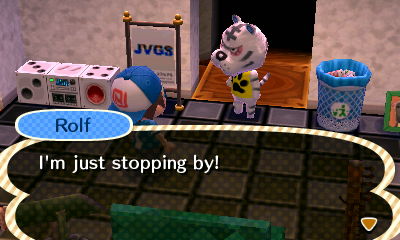 Rolf: I'm just stopping by!