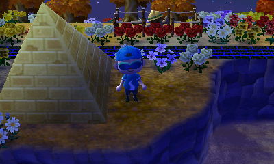 The location for the Sphinx, just behind the pyramid.