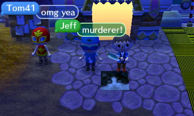 Tom, Jeff, and Kian in Tomville.