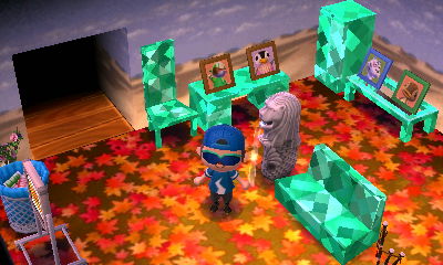 A desert vista and autumn floor.