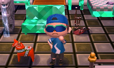 The Dala horse that Gulliver sent me from Sweden.