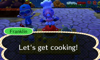 Franklin: Let's get cooking!