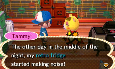Tammy: The other day in the middle of the night, my retro fridge started making noise!