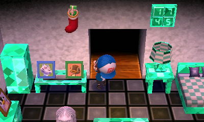 Hanging up my holiday stocking.