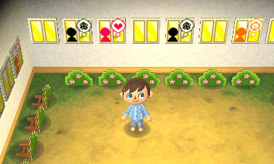 A Tomodachi Life room in Nintendo's New Leaf dream town.
