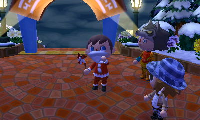 Holding a pinwheel in the Happy Homes Showcase.