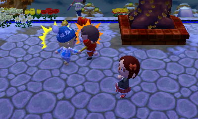 A hammer fight with Jessica.