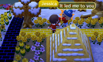 A hammer fight near the pyramid.