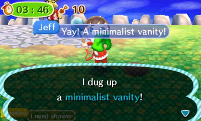 I dug up a minimalist vanity!