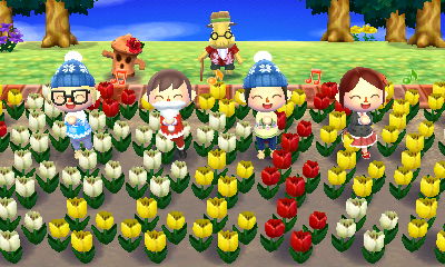 Celebrating a successful gardening tour.