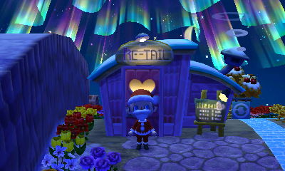 Northern lights over Re-Tail.