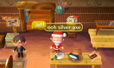 Jeff: Ooh, silver axe.