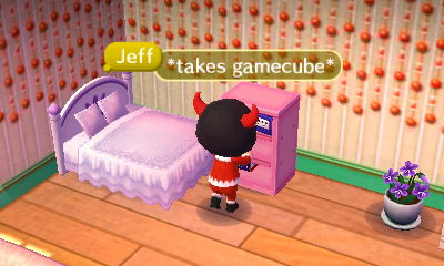 Jeff: *takes GameCube*